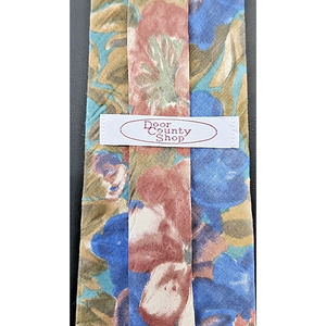 Men's Neck Tie Door County Shop Silk L56" W 4.0" Multicolor